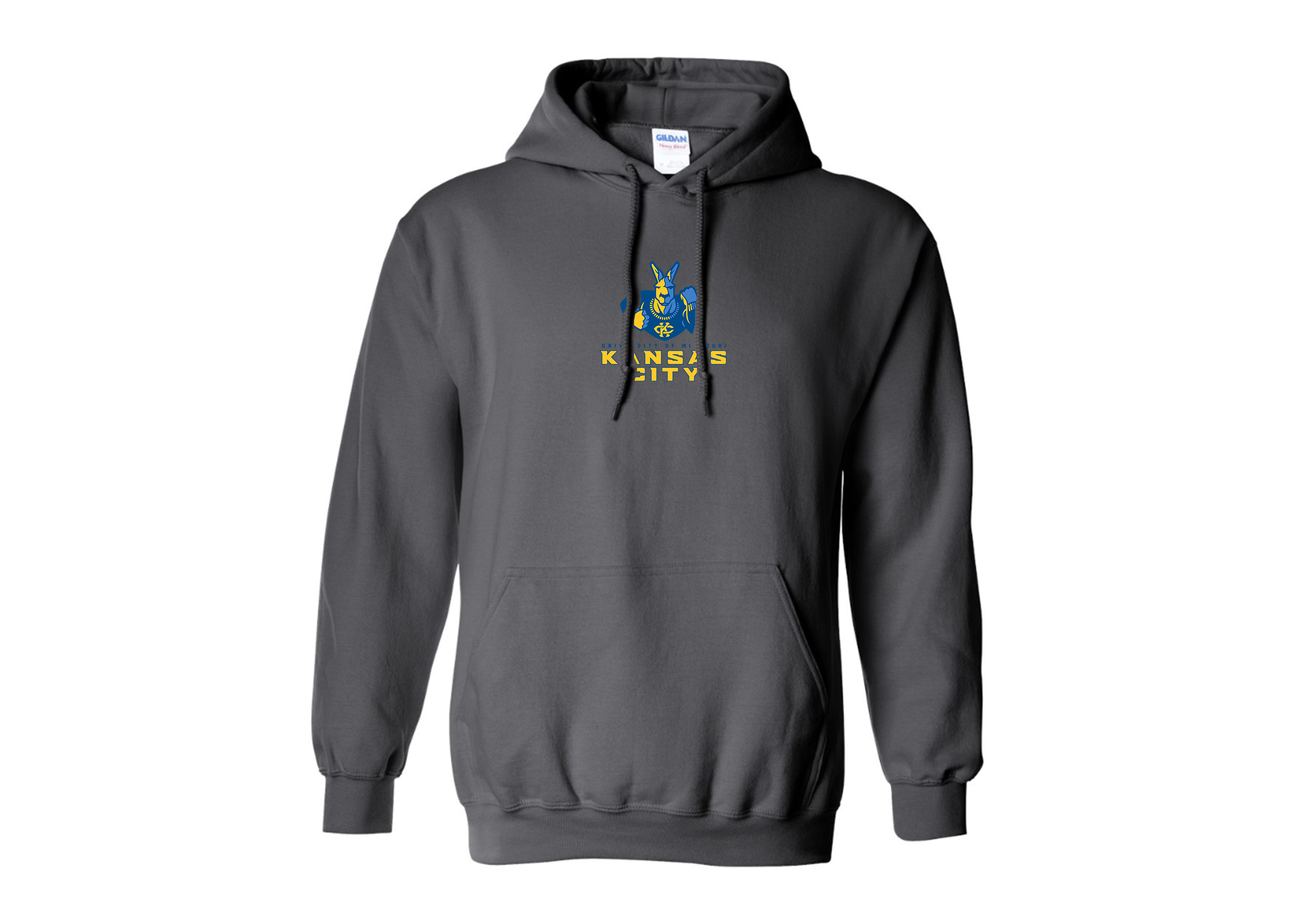 Men's UMKC Kangaroos Gildan Heavy Blend Hooded Sweatshirt